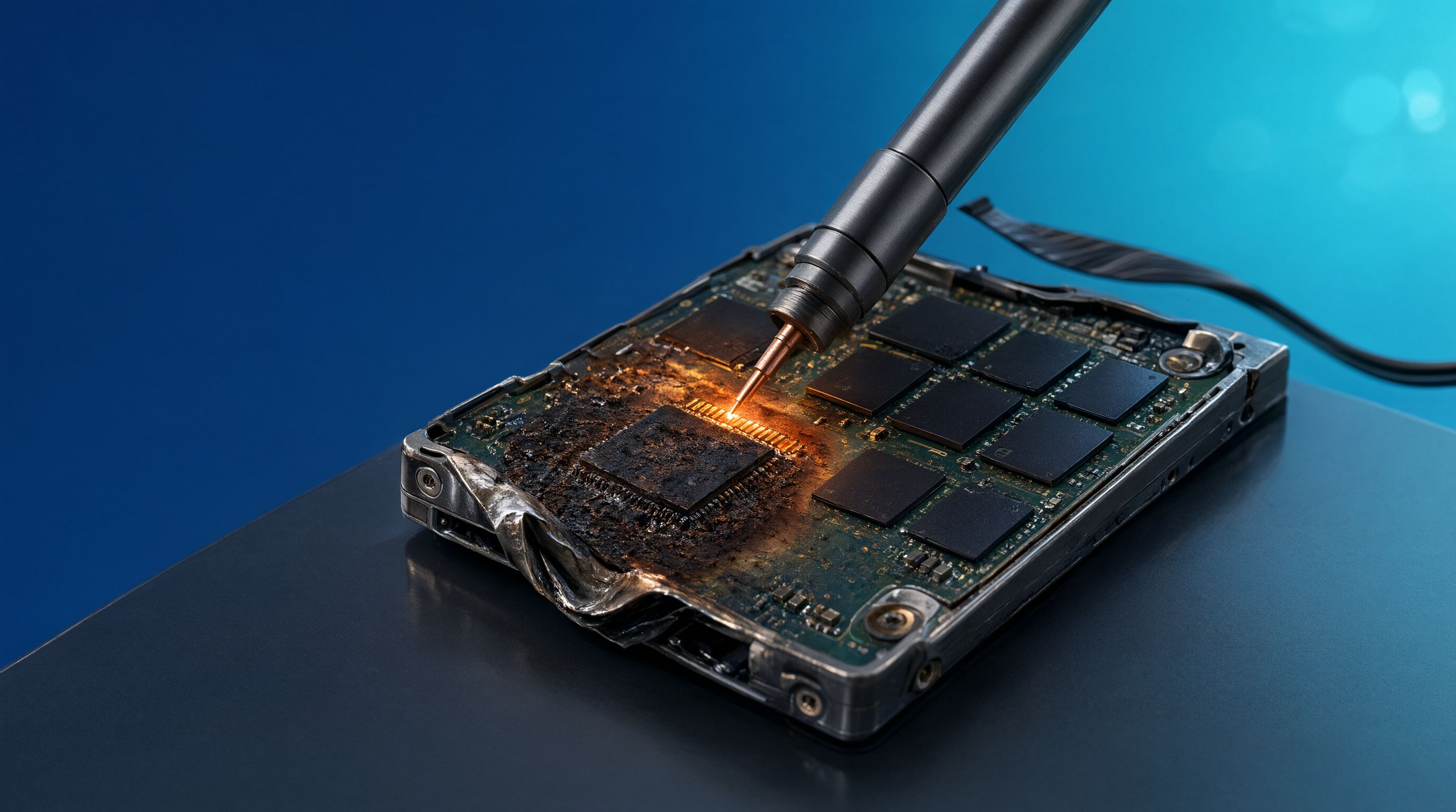 بازیابی اطلاعات SSD سوخته اصفهان
